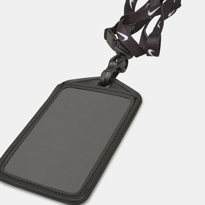 Nike Lanyard ID Badge Black Nike Lanyard ID Badge Black image number 2