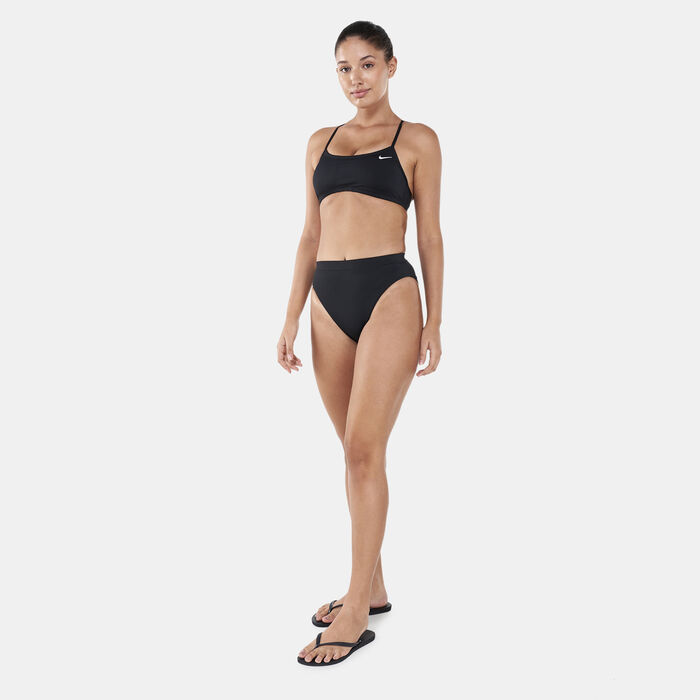 Nike Swim Women's Essential Racerback Bikini Top Pink Nike Swim Women's Essential Racerback Bikini Top Pink image number 2