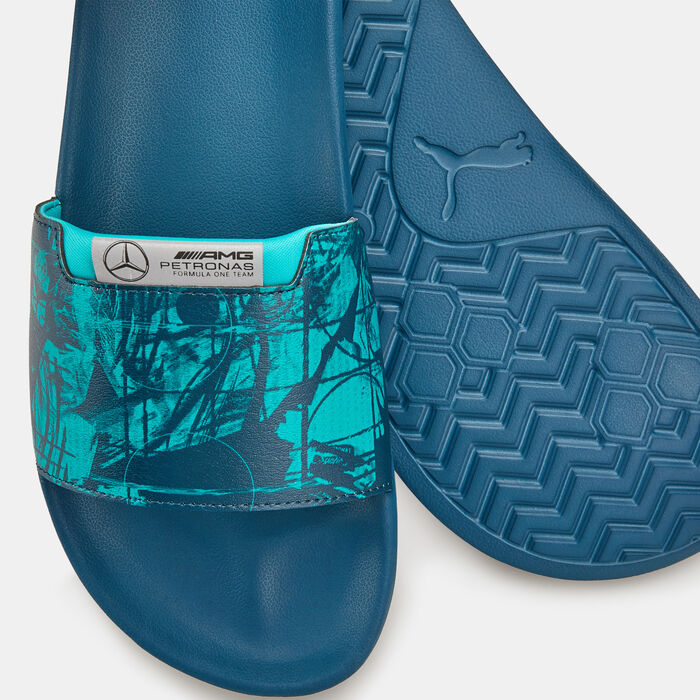 PUMA Mercedes-AMG Petronas Leadcat 2.0 Slides Green PUMA Mercedes-AMG Petronas Leadcat 2.0 Slides Green image number 2