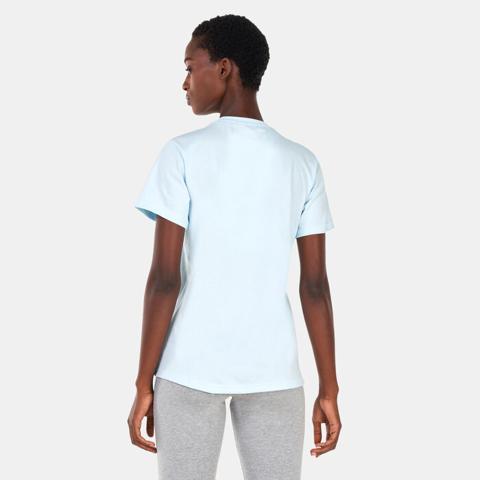 adidas Women's Essentials Logo T-Shirt Blue adidas Women's Essentials Logo T-Shirt Blue image number 1