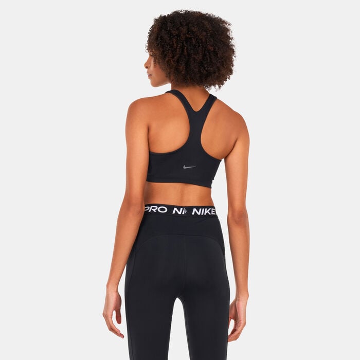 Buy Nike Women's Yoga Alate Curve Medium-Support Sports Bra Black in KSA  -SSS