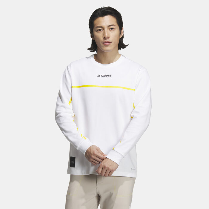 adidas Men's National Geographic Tech T-Shirt White adidas Men's National Geographic Tech T-Shirt White image number 0