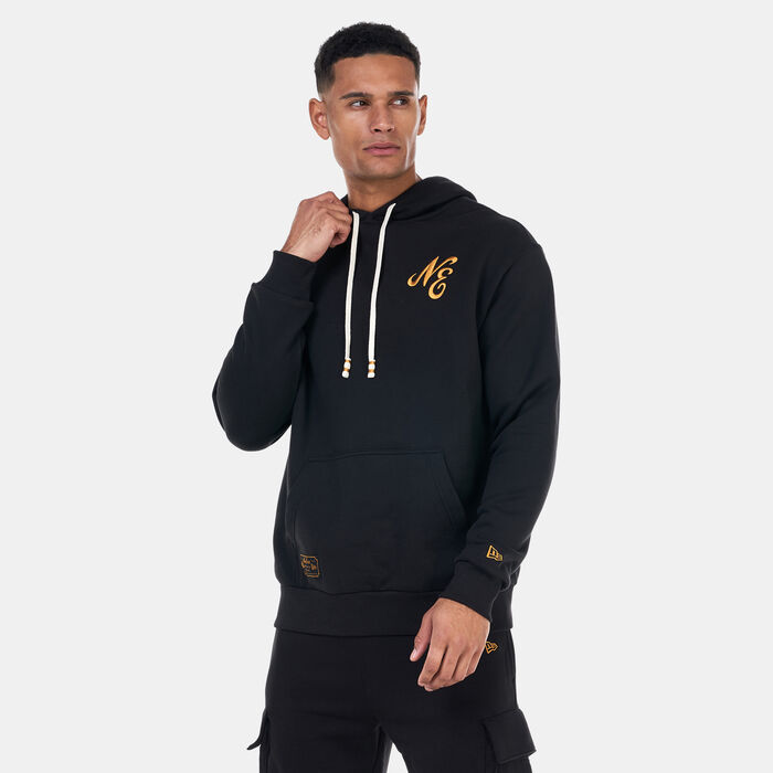 New Era Men's Script Logo Hoodie Black New Era Men's Script Logo Hoodie Black image number 0