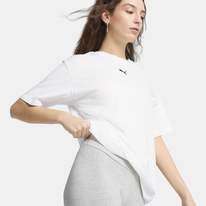 PUMA Women's Essentials No.1 Logo Leggings Grey PUMA Women's Essentials No.1 Logo Leggings Grey image number 3