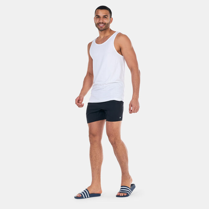 adidas Men's Solid CLX Swimming Shorts Black adidas Men's Solid CLX Swimming Shorts Black image number 2