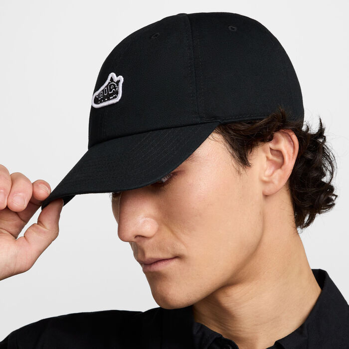 Nike Club Unstructured Patch Cap Black Nike Club Unstructured Patch Cap Black image number 3