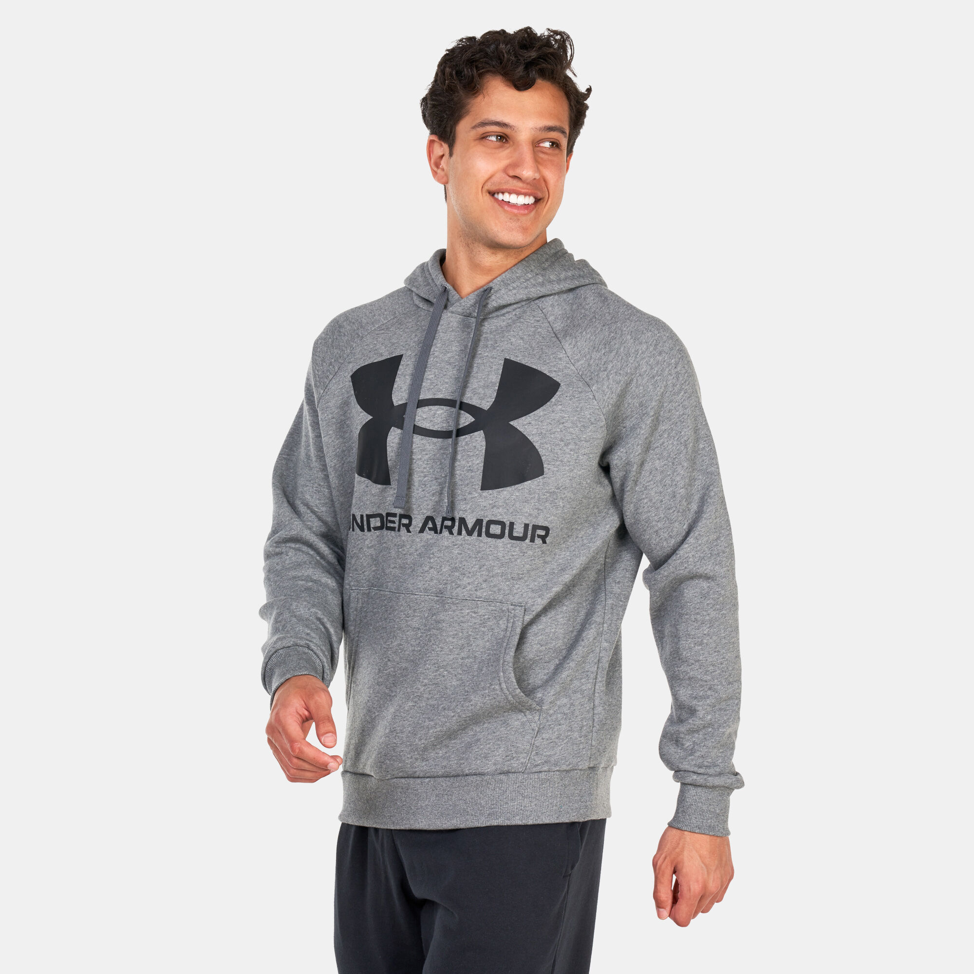 Under armour men's rival cotton pullover hoodie hotsell