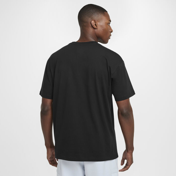 Nike Men's Max90 Basketball T-Shirt Black Nike Men's Max90 Basketball T-Shirt Black image number 1
