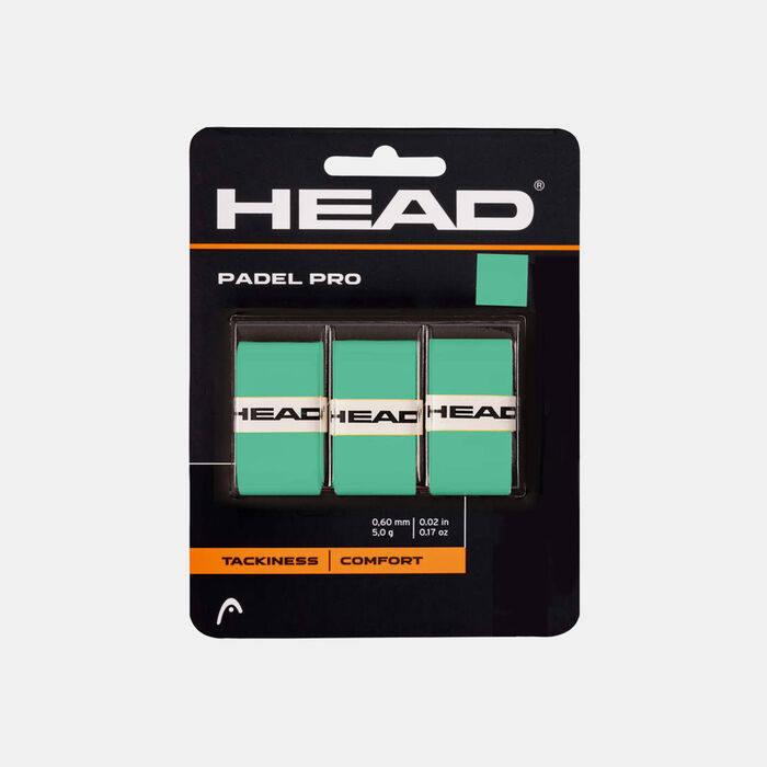 HEAD Padel Pro Overgrips (3 Pack) Green HEAD Padel Pro Overgrips (3 Pack) Green image number 0
