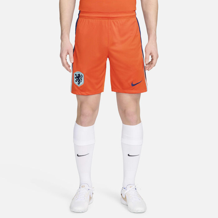 Nike Men's Netherlands 2024 Stadium Home Dri-FIT Football Replica Shorts Orange Nike Men's Netherlands 2024 Stadium Home Dri-FIT Football Replica Shorts Orange image number 0
