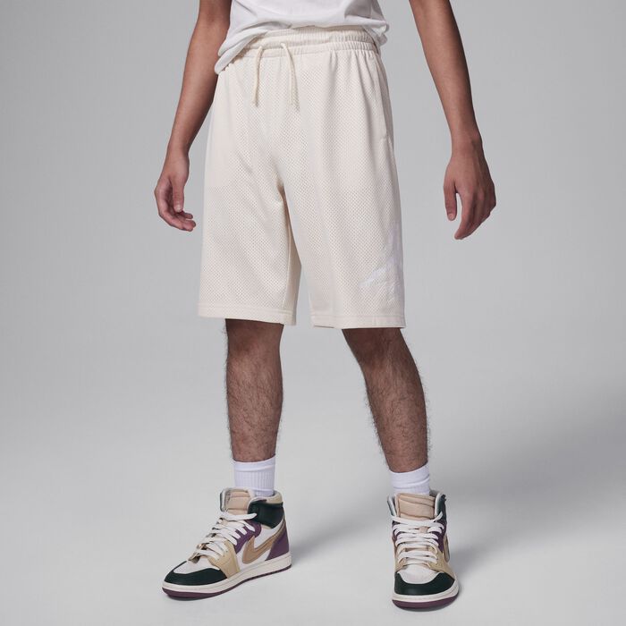 Jordan Kids' MJ Essentials Baseline Dri-FIT Shorts Ivory image number 0