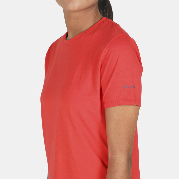 Columbia Women's Sun Trek Graphic T-Shirt Orange image number 3