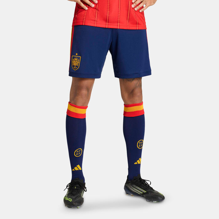 adidas Men's Spain 2026 Home Replica Football Shorts Blue image number 1