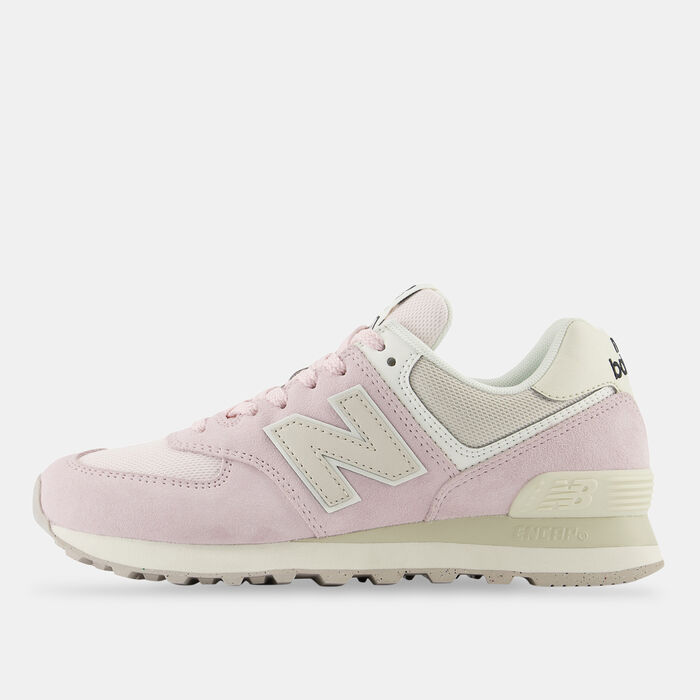 New Balance Women's 574 Shoes Pink image number 2