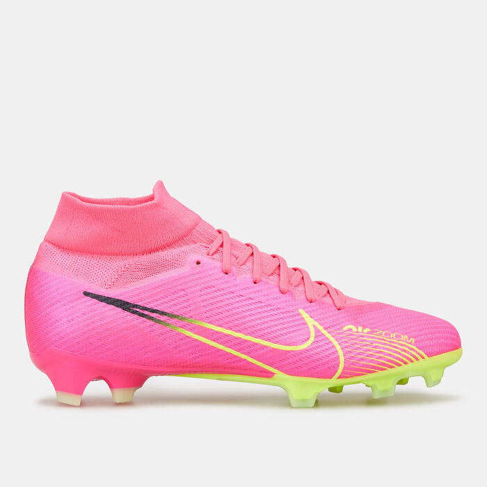 Nike Men's Zoom Mercurial Superfly 9 Pro Firm-Ground Shoe Pink image number 0
