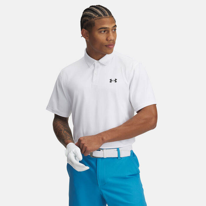 Under Armour Men's Tee To Green Golf Polo Shirt White Under Armour Men's Tee To Green Golf Polo Shirt White image number 0