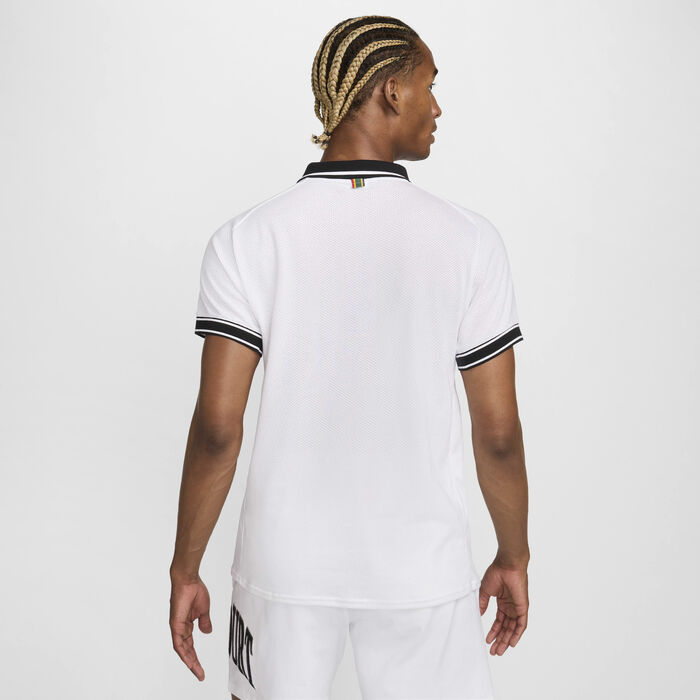 Nike Men's Court Heritage Tennis Polo Shirt White Nike Men's Court Heritage Tennis Polo Shirt White image number 1