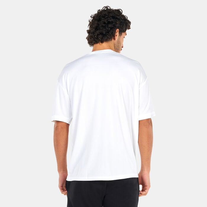 New Era Men's NBA Chicago Bulls Mesh T-Shirt White New Era Men's NBA Chicago Bulls Mesh T-Shirt White image number 1