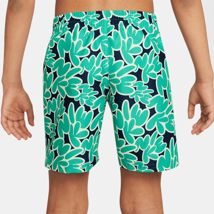 Nike Swim KIds' Swimming Volley Shorts Green Nike Swim KIds' Swimming Volley Shorts Green image number 1