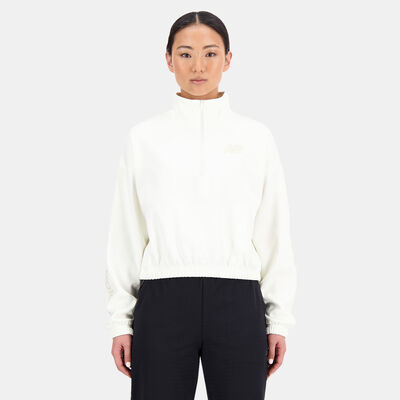 New Balance Women's Relentless Performance Fleece 1/4 Zip Top Black New Balance Women's Relentless Performance Fleece 1/4 Zip Top Black