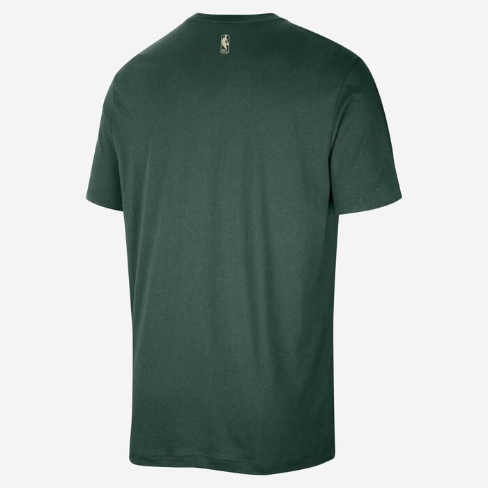 Nike Men's NBA Milwaukee Bucks Essentials T-Shirt Green Nike Men's NBA Milwaukee Bucks Essentials T-Shirt Green image number 1