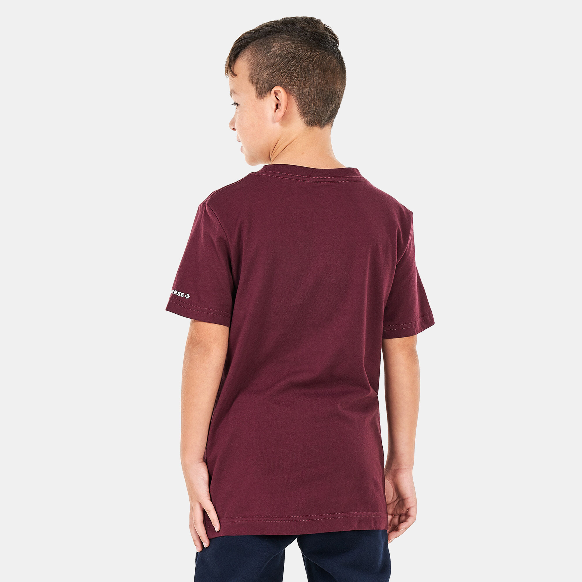 Kids Wavy Logo Sneaker T Shirt Red Converse in KSA SSS