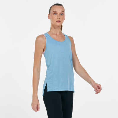 Nike Women's Yoga Tank Top Blue