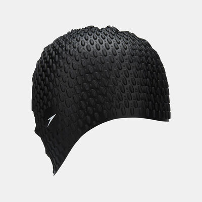 Speedo Bubble Swimming Cap Black Speedo Bubble Swimming Cap Black