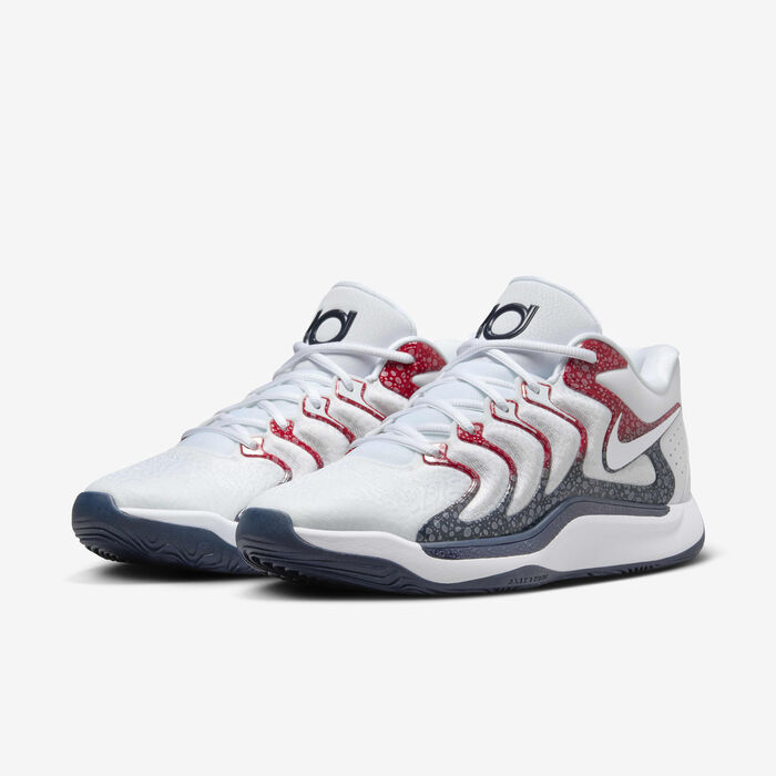 Nike Men's KD17 Basketball Shoes White Nike Men's KD17 Basketball Shoes White image number 4