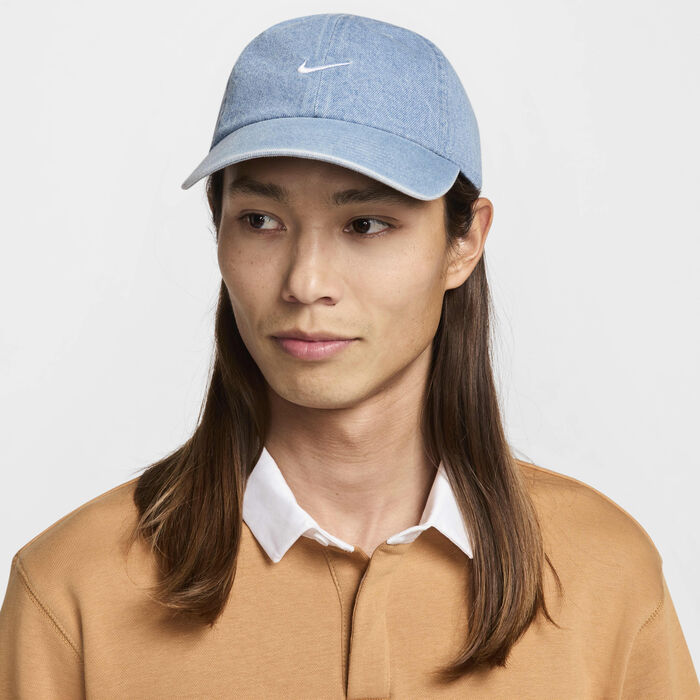 Nike Club Unstructured Denim Cap Blue Nike Club Unstructured Denim Cap Blue image number 0