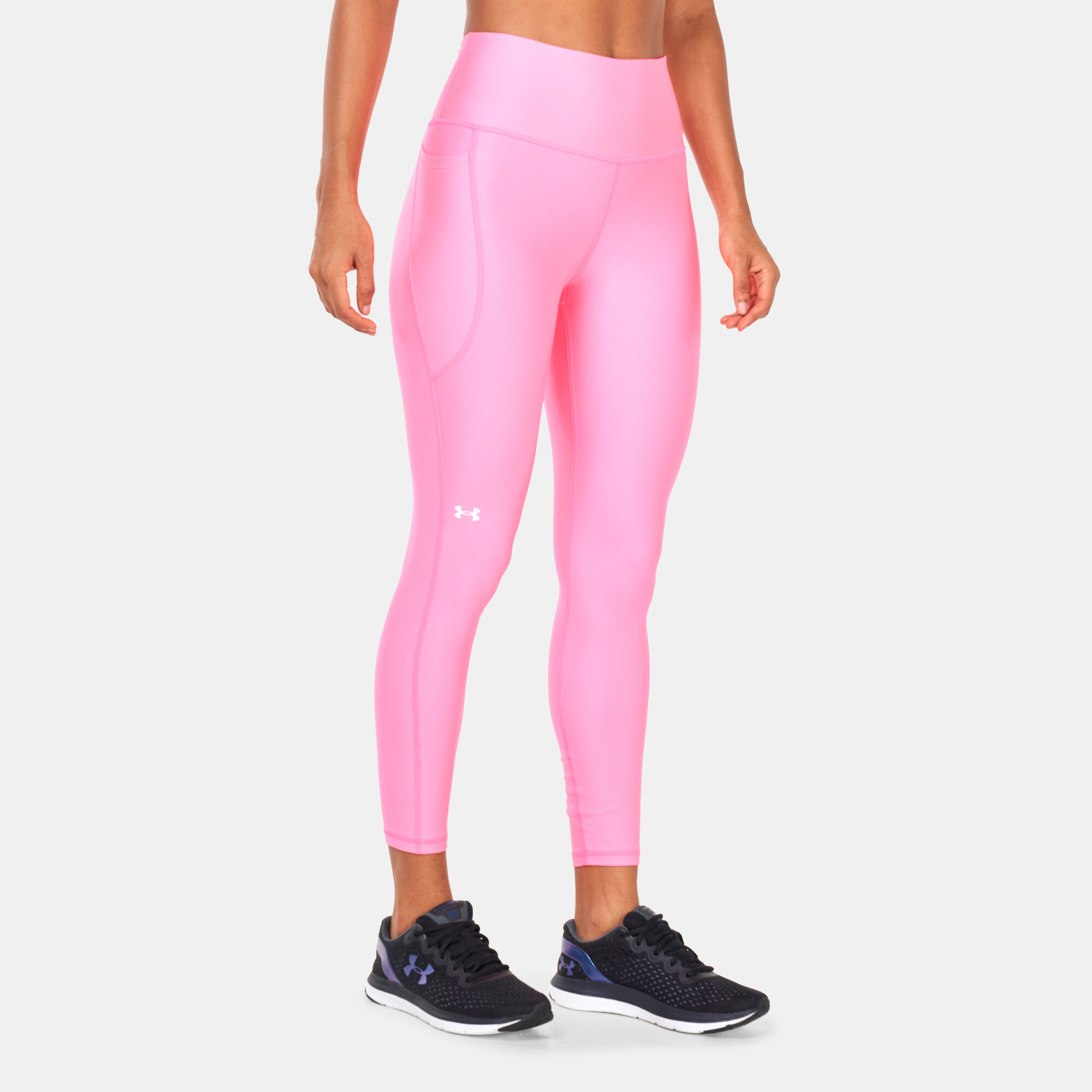 Hot pink shop under armour leggings