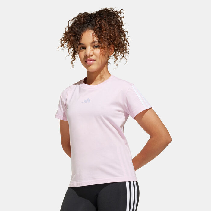 adidas Kids' Essentials T-Shirt Pink adidas Kids' Essentials T-Shirt Pink image number 0