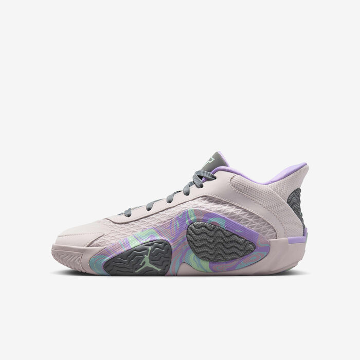Jordan Kids' Tatum 2 Basketball Shoes Purple image number 0