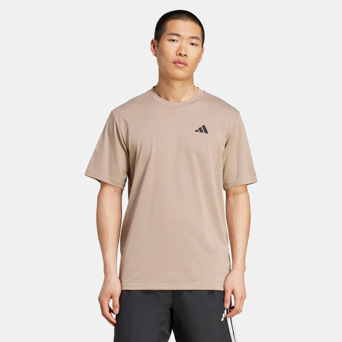adidas Men's Train Essentials Feelready Training T-Shirt Brown adidas Men's Train Essentials Feelready Training T-Shirt Brown image number 0