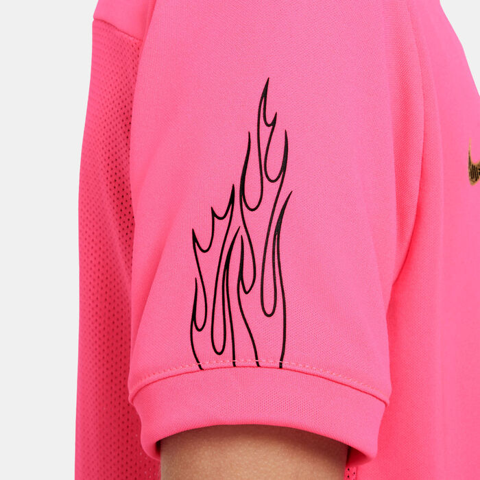 Nike Kids' Kylian Mbappe Dri-FIT Academy25 Football Top Pink Nike Kids' Kylian Mbappe Dri-FIT Academy25 Football Top Pink image number 4