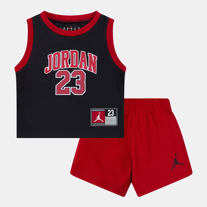 Jordan Kids' 23 Jersey and Shorts Set Red Jordan Kids' 23 Jersey and Shorts Set Red image number 0
