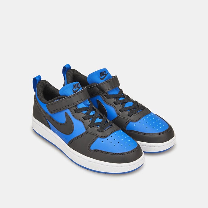 Nike Kids' Court Borough Low Recraft Shoes (Younger Kids) Blue Nike Kids' Court Borough Low Recraft Shoes (Younger Kids) Blue image number 1