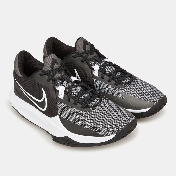 Nike Precision VI Basketball Shoe Grey image number 1