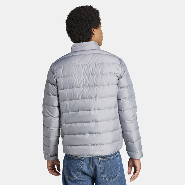 adidas Men's Essentials Light Down Jacket Grey image number 1
