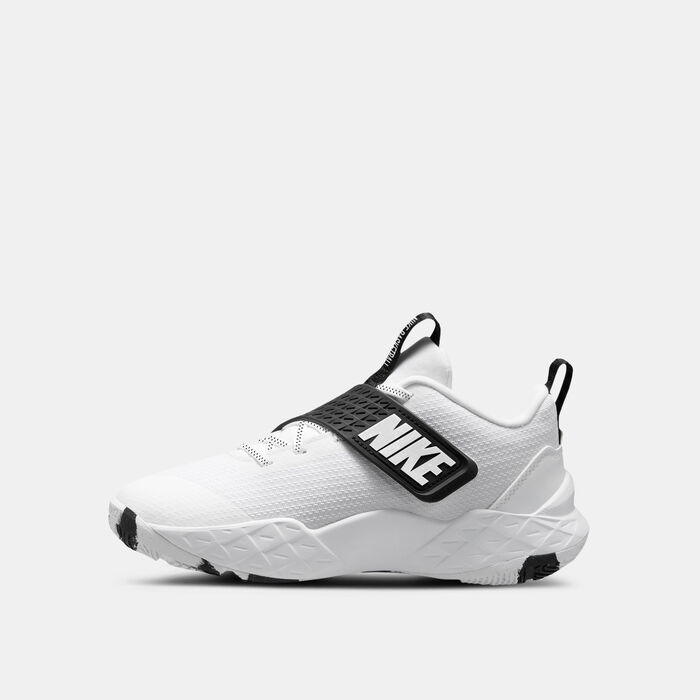 Nike Kids' Team Hustle D Basketball Shoes White Nike Kids' Team Hustle D Basketball Shoes White image number 1