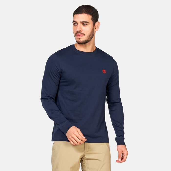 Timberland Men's Dunstan River Long Sleeve T-Shirt Blue Timberland Men's Dunstan River Long Sleeve T-Shirt Blue image number 0