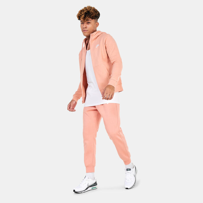 Nike Men's Sportswear Club Fleece Joggers Orange Nike Men's Sportswear Club Fleece Joggers Orange image number 2