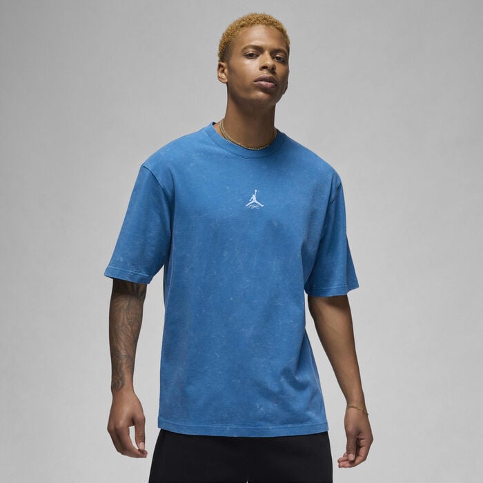 Jordan Flight Essentials Men's T-Shirt Blue Jordan Flight Essentials Men's T-Shirt Blue image number 0
