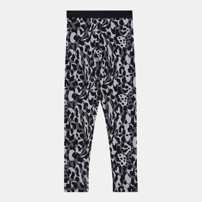 PUMA Kids' Alpha Allover Print Leggings (Older Kids) Black image number 1