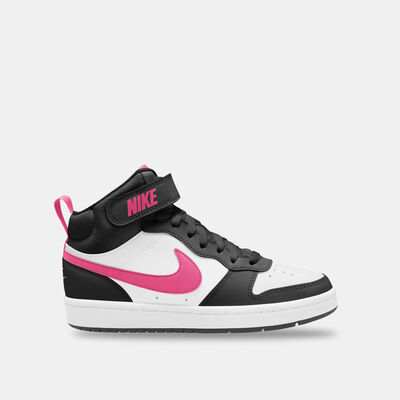 Nike Kids' Court Borough Mid 2 Shoes White Nike Kids' Court Borough Mid 2 Shoes White