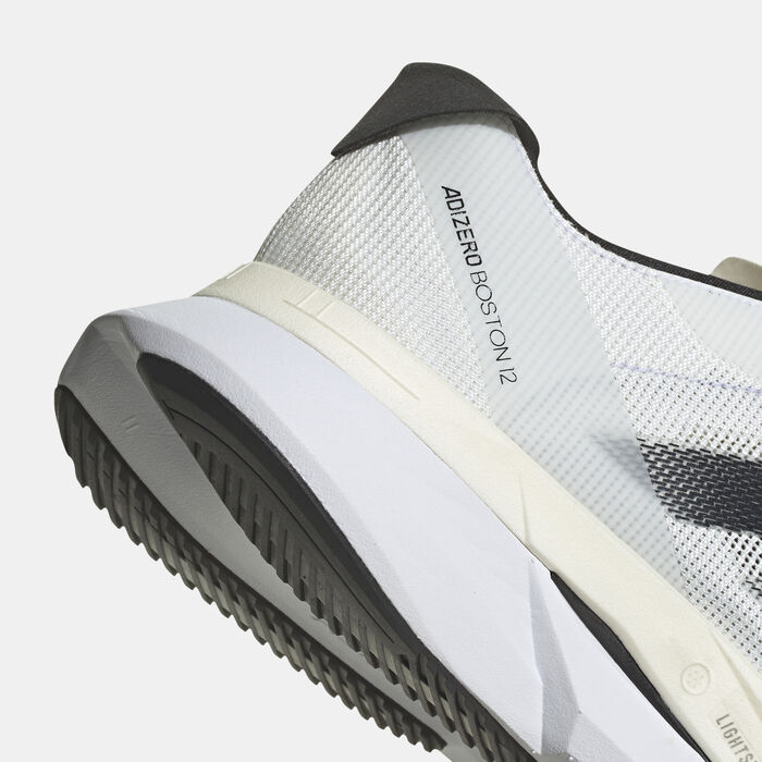 adidas Men's Adizero Boston 12 Running Shoes Grey image number 4