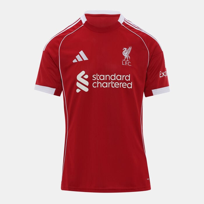 adidas Men's Liverpool 25/26 Home Replica Football Jersey Red adidas Men's Liverpool 25/26 Home Replica Football Jersey Red image number 0