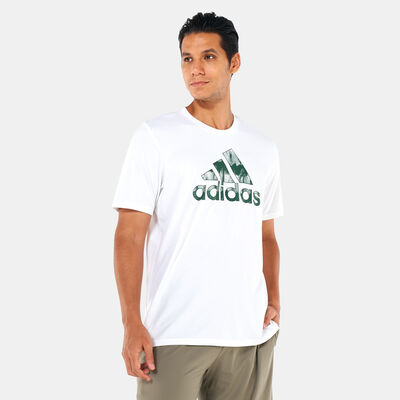 adidas Men's Strength Training AEROREADY Graphic T-Shirt White