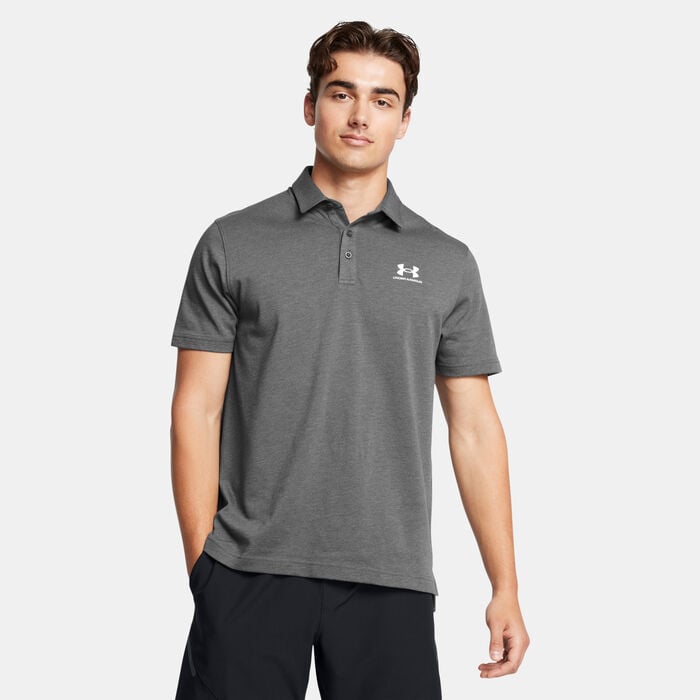 Under Armour Men's Icon Polo Shirt Grey Under Armour Men's Icon Polo Shirt Grey image number 0