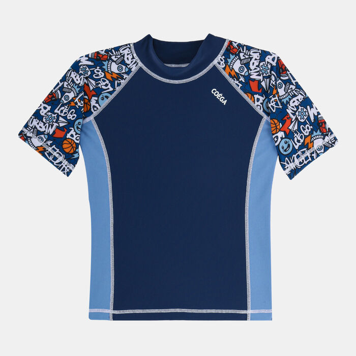 COEGA Kids' Swimming Rashguard Blue COEGA Kids' Swimming Rashguard Blue image number 0